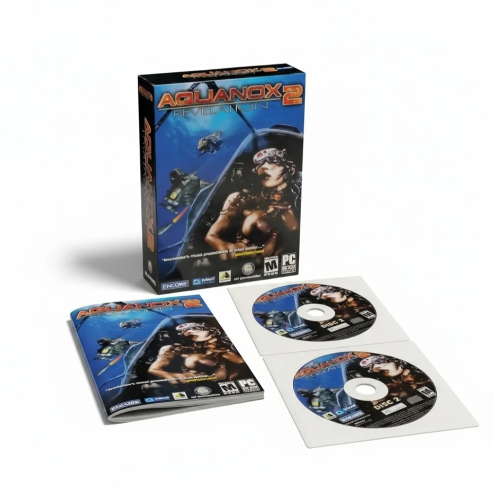 AquaNox 2: Revelation (PC CD-ROM, 2003) 2-Disc CD Boxset W/Manual Included. Aqua